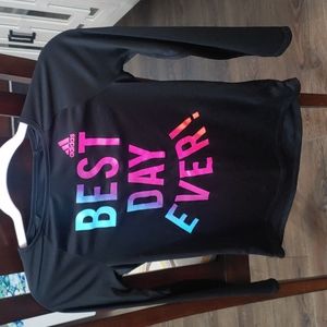 Girls Adidas dry fit shirt
